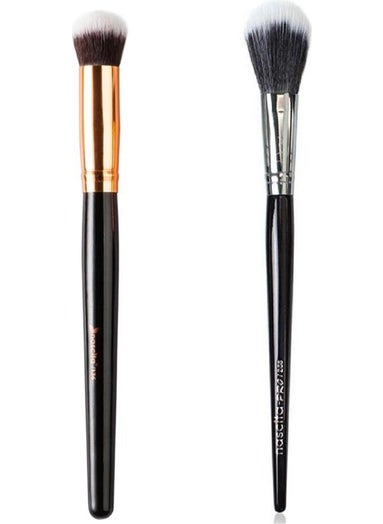 Nascita Professional Oval Concealer Brush + Powder Brush 258 Set 