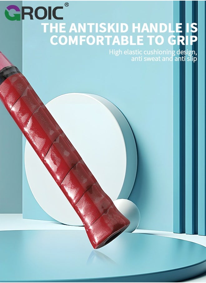 GROIC - Badminton Racket Set, Lightweight Professional Badminton Racket Set for Adult and Children, Including 2 Rackets, 3 Shuttlecocks and Carry Bag - Image 1