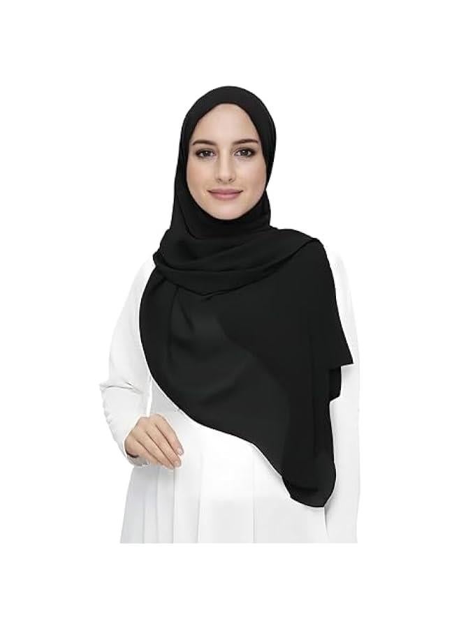 Arabest Head Scarf Wrap Lightweight Chiffon Hijab Muslim Women Shawl Premium - Image 1