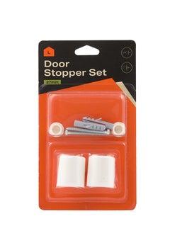 LAWAZIM Door Stopper Set -27mm- Sturdy Simple Screw-on Plastic Door Bumper Kit with Mounting Screws and Anchors on Walls or Floors to Prevents Door Slams- for Bedroom, Kitchen, Office, and Living Room  - Image 5