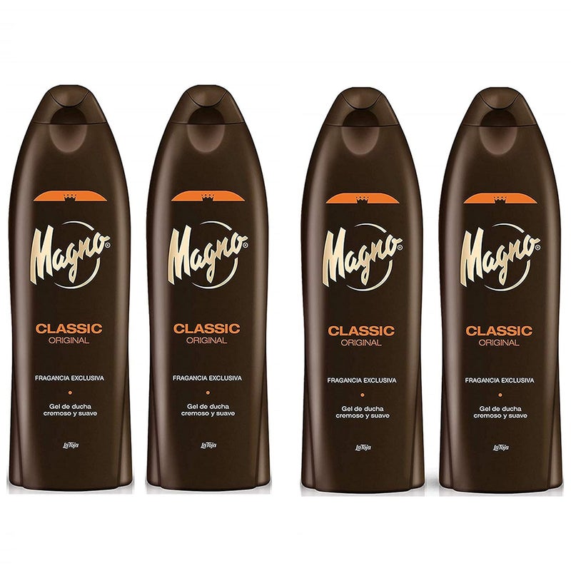 Magno Shower Gel 183oz550ml 4Pack