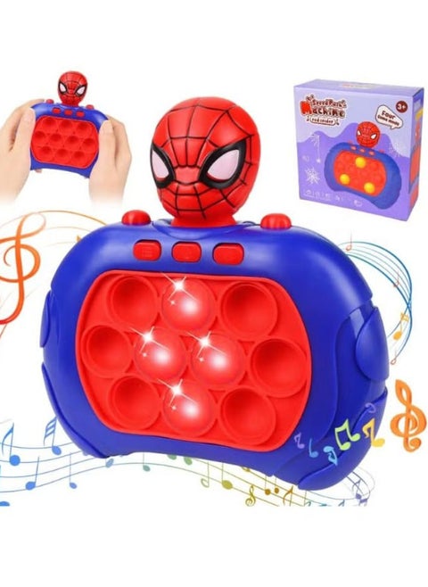Pop It Electronic Toy, Pop It Fidget Puzzle Toy, Pop It Light Up Toy, Push Pop Control Sensory Bubble Toys for Kids Adults