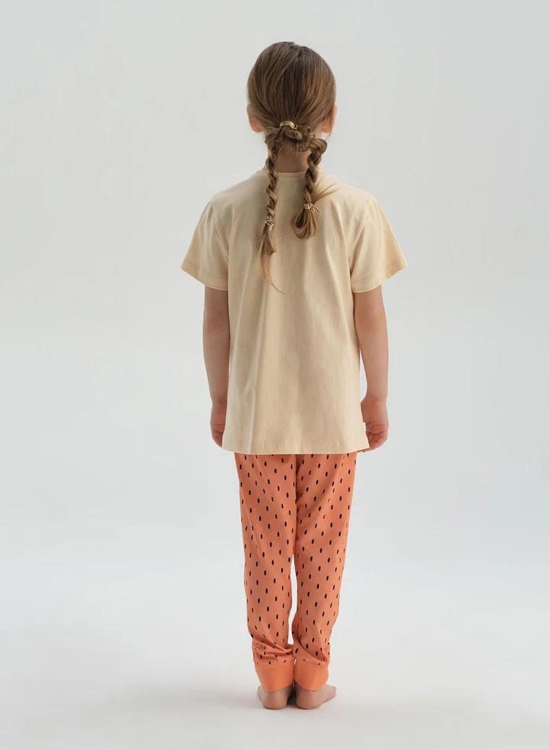 dagi Kids Strawberry Print Pyjama Set