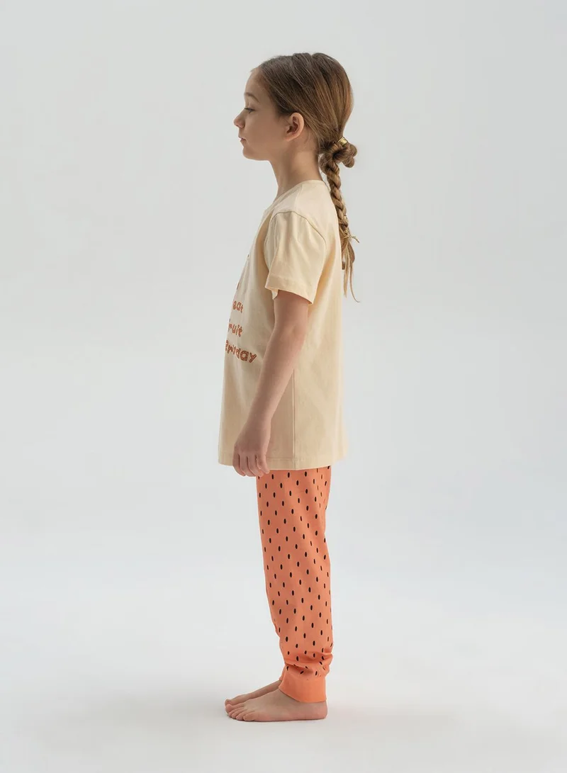 dagi Kids Strawberry Print Pyjama Set