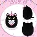Auspicious beginning Happy Birthday Gift Black Unicorn Cat Plush Toys11 Black Cat Plushies Anime PlushKawaii Plushie Toy Stuffed Animals Cute Plushies Birthday Gifts for Kids - Image 4