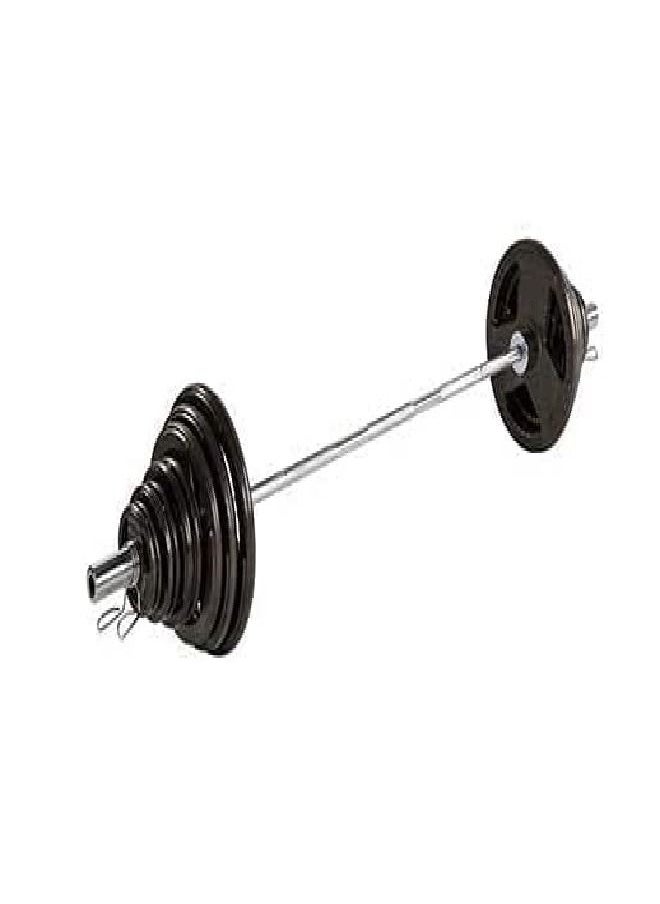 ULTIMAX Barbell and Weight Set with Weight Plates and Spring Collars-(42 Kg-4 ft)  - Image 3