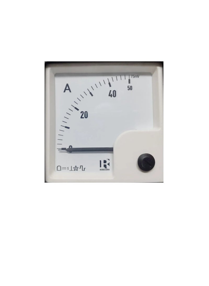 DC Analogue Panel Ammeter 96x96 - Direct Type - ERC96AD - Image 2