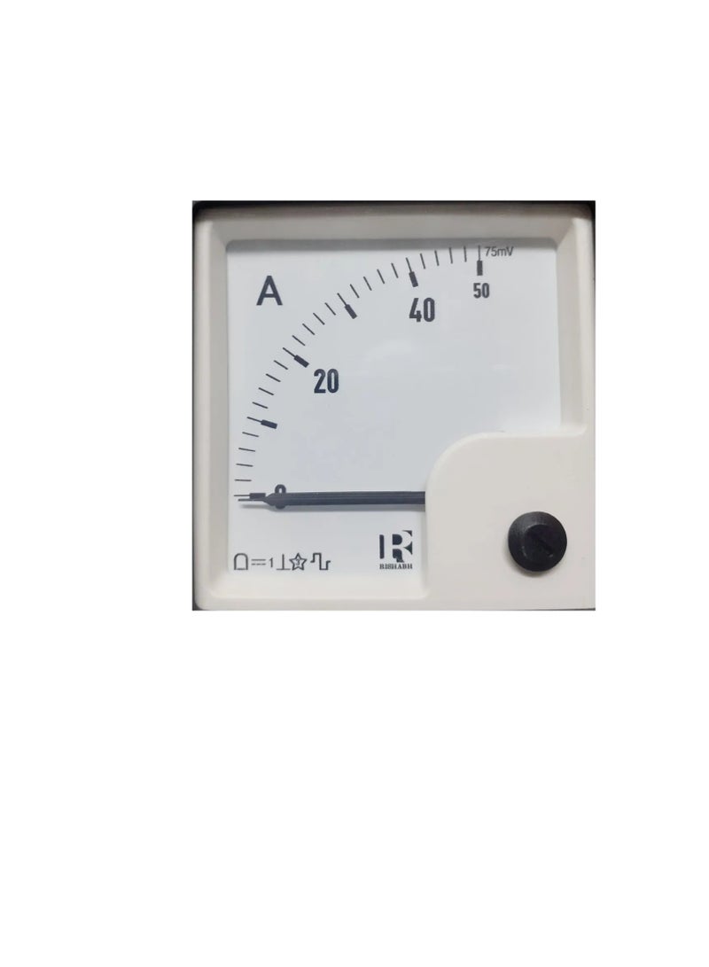 DC Analogue Panel Ammeter 96x96 - Direct Type - ERC96AD - Image 1