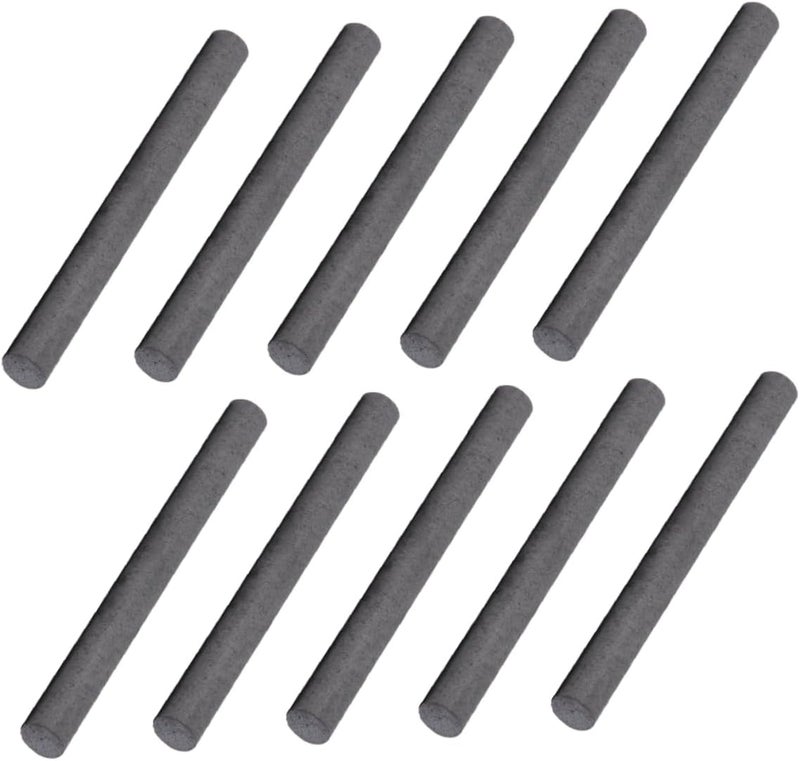 OFFIGAM 10pcs Graphite Stir Stick Carbon Rod for Melting Casting Refining High Conductivity Graphite Stir Rod for Electrochemical Experiments - Image 1