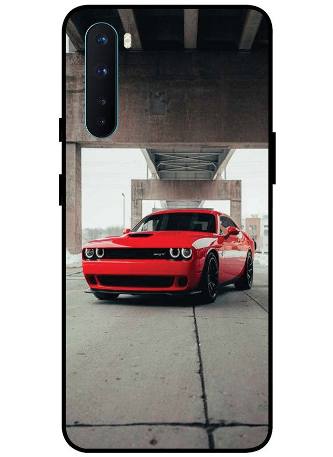 Protective Case Cover For OnePlus Nord Smart Series Printed Protective Case Cover for OnePlus Nord Red Dodge
