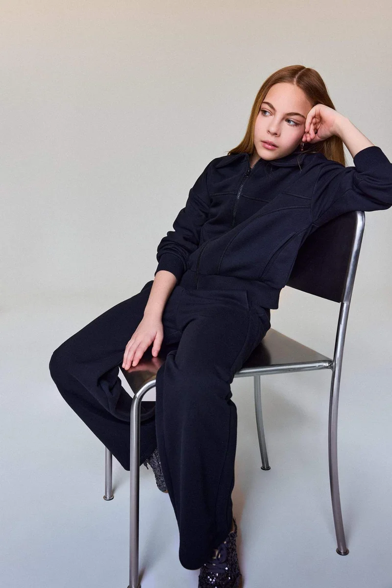 ديفاكتو Girl Wide Leg Sweatpants