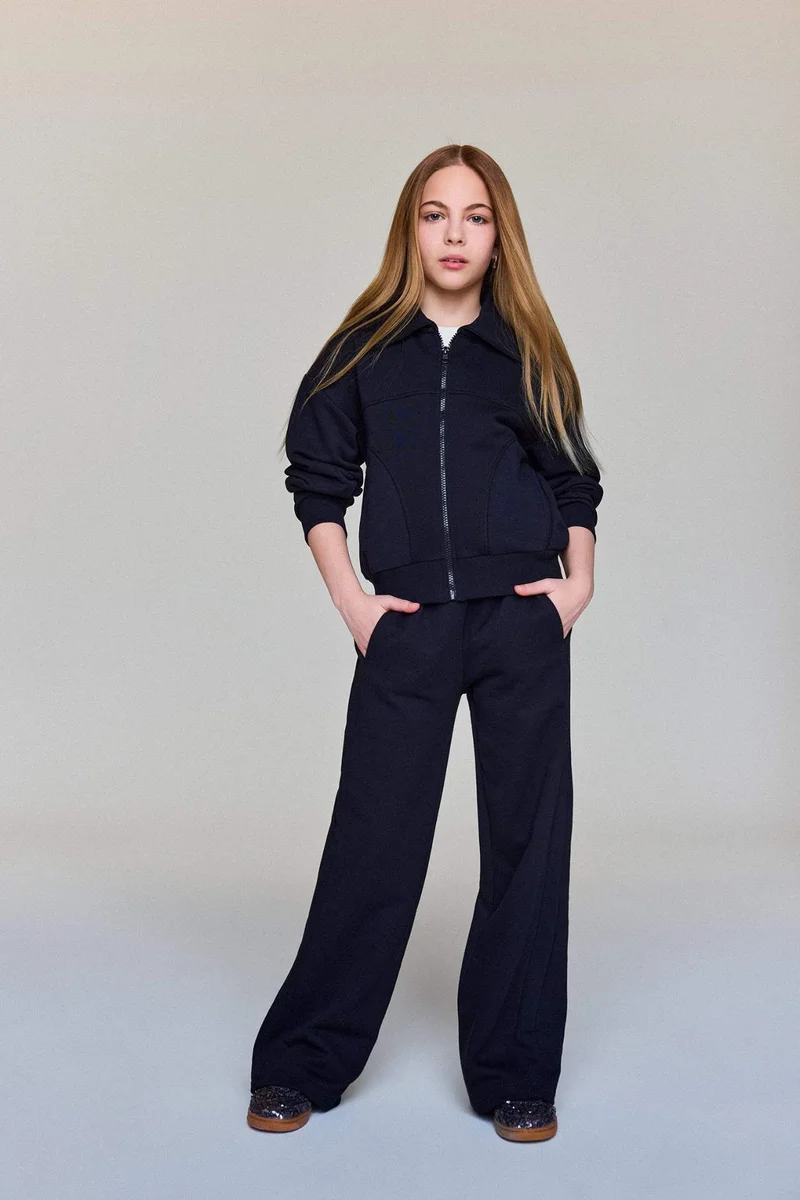 ديفاكتو Girl Wide Leg Sweatpants