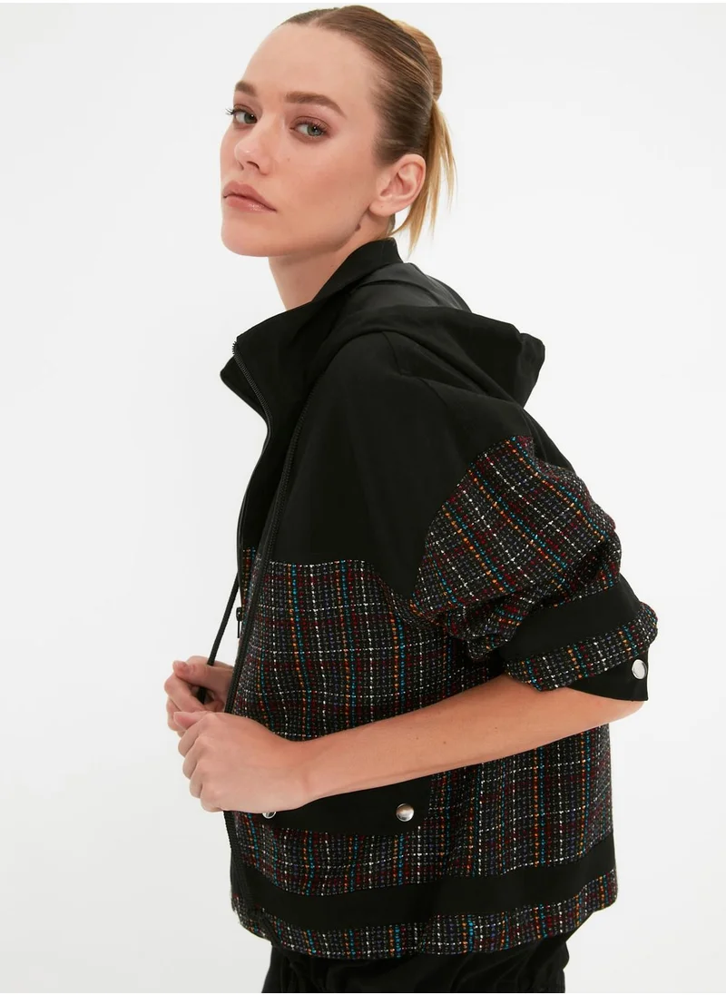 trendyol Hooded Oversized Jacket