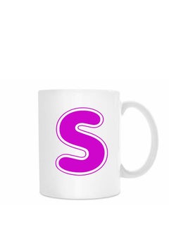 MP Letter S Alphabet Printed Coffee Mug  - Image 1