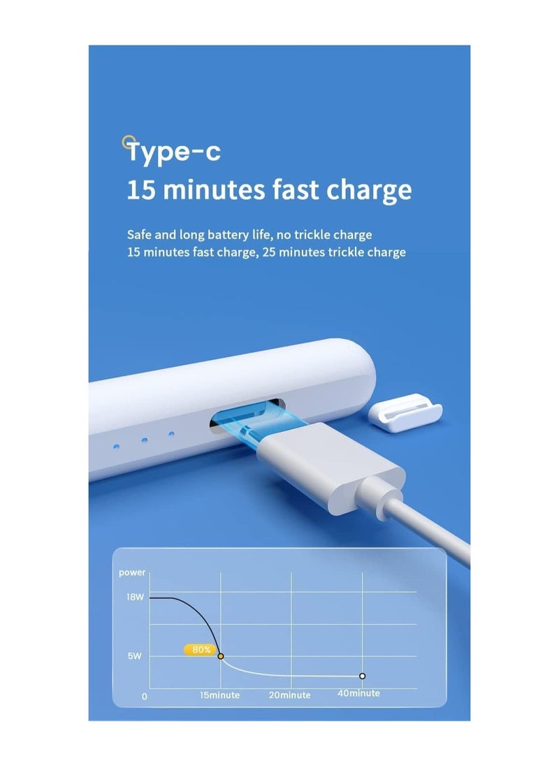 Generic Universal Stylus Pen for Drawing and Writing – Compatible with Android, iOS, Laptops, Tablets, and Smartphones – White – Long Battery Life  - Image 4