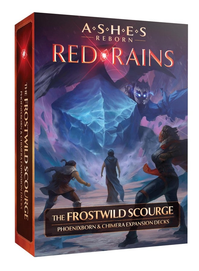 Plaid Hat Games Ashes Reborn: Red Rains Frostwild Scourge Expansion Decks - Phoenixborn & Chimera Set for 1-2 Players, Ages 14+ - Requires Corpse of Viros & Master Set - Image 1
