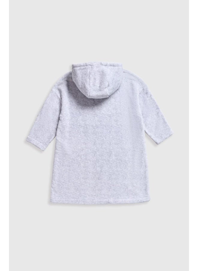 mothercare هودي من الصوف باللون الرمادي - Image 2