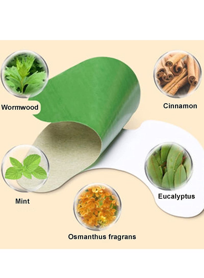 ام كيو رقع تخفيف الام ومعجون رقعة الام ركبة معززة بخلاصة الشيح، رقع حرارية لتخفيف الام التهاب المفاصل والالتهابات، رقع مدفئة لالام الجبائر، تخفيف الام مفاصل لفترة طويلة، حزمة من 24 قطعتين - Image 4