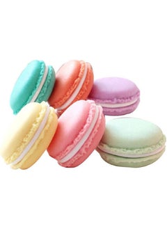 Yueton yueton Pack of 6 Colorful Mini Macaron Shape Storage Box Candy Jewelry Organizer Pill Case Container 