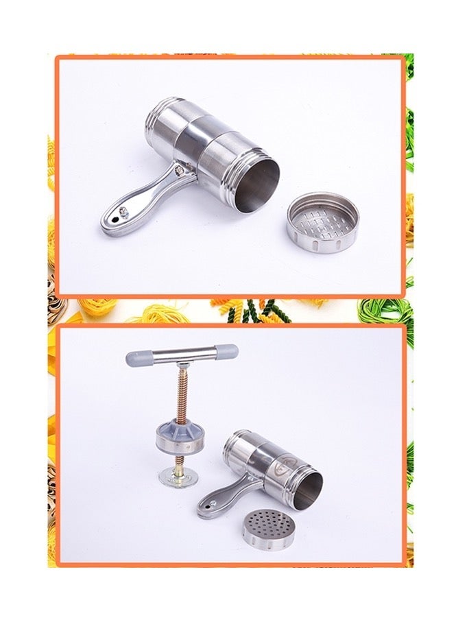 Household Stainless Steel Manual Pasta Machine Hand Pressure Noodle Machine Noodle Maker with 5 Models  - Image 5