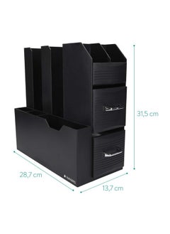 Navaris Large Coffee Station Organizer Cup And Accessories Holder For Countertop Bar Kitchen Counter 12 3/8 High X 5 3/8 Wide X 11 1/4 Deep  - Image 4
