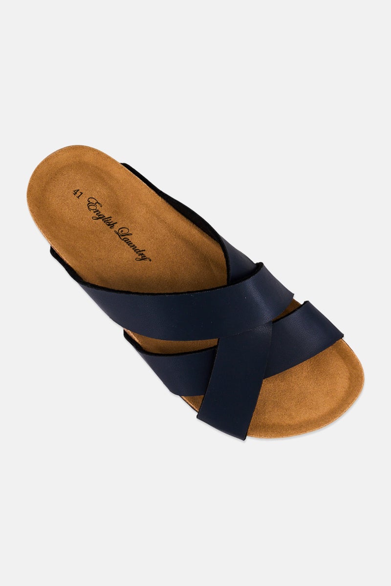 English Laundry Men Slip On Sandals, Dark Navy - Image 3