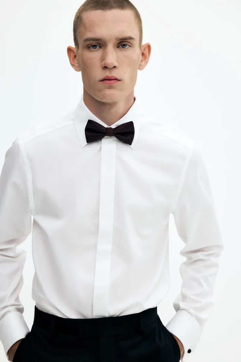 H&M Slim Fit Tuxedo shirt