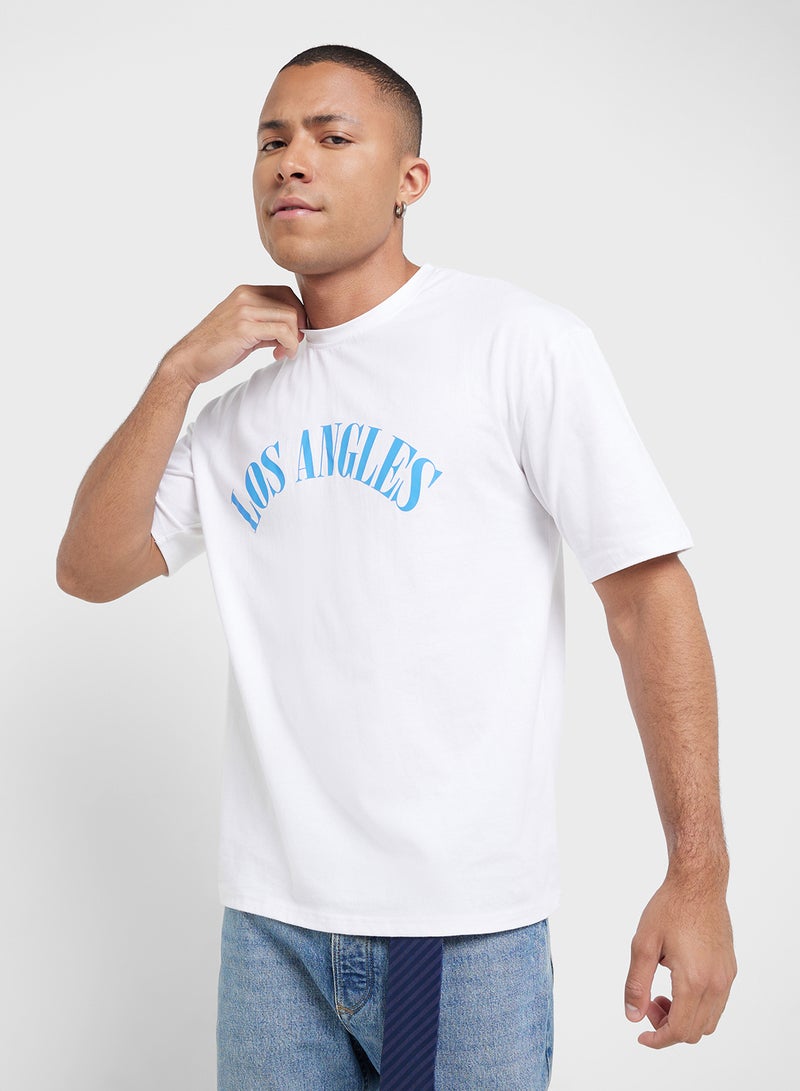 Seventy Five Graphic Print Oversized T-Shirt - Image 1