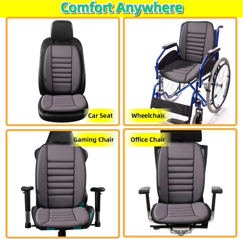 kingphenix Car Seat Cushion with Back Support Pillow - Image 5