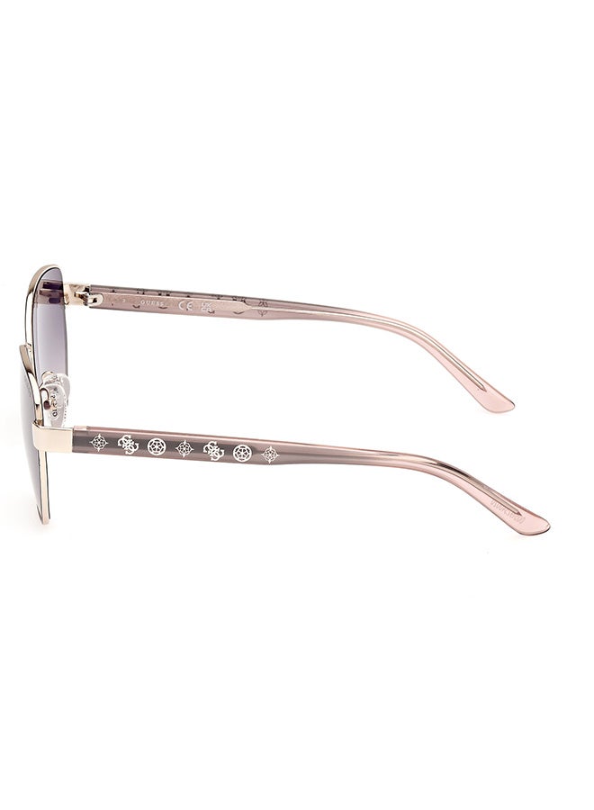 GUESS Women's UV Protection Hexagon Sunglasses - GU0010220B56 - Lens Size: 56 Mm - Image 2