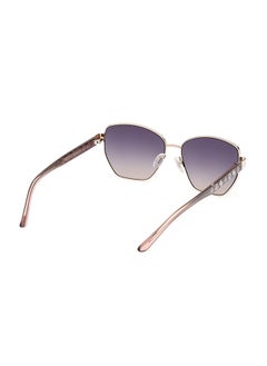 GUESS Women's UV Protection Hexagon Sunglasses - GU0010220B56 - Lens Size: 56 Mm  - Image 5