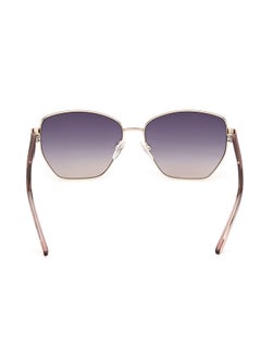 GUESS Women's UV Protection Hexagon Sunglasses - GU0010220B56 - Lens Size: 56 Mm  - Image 4