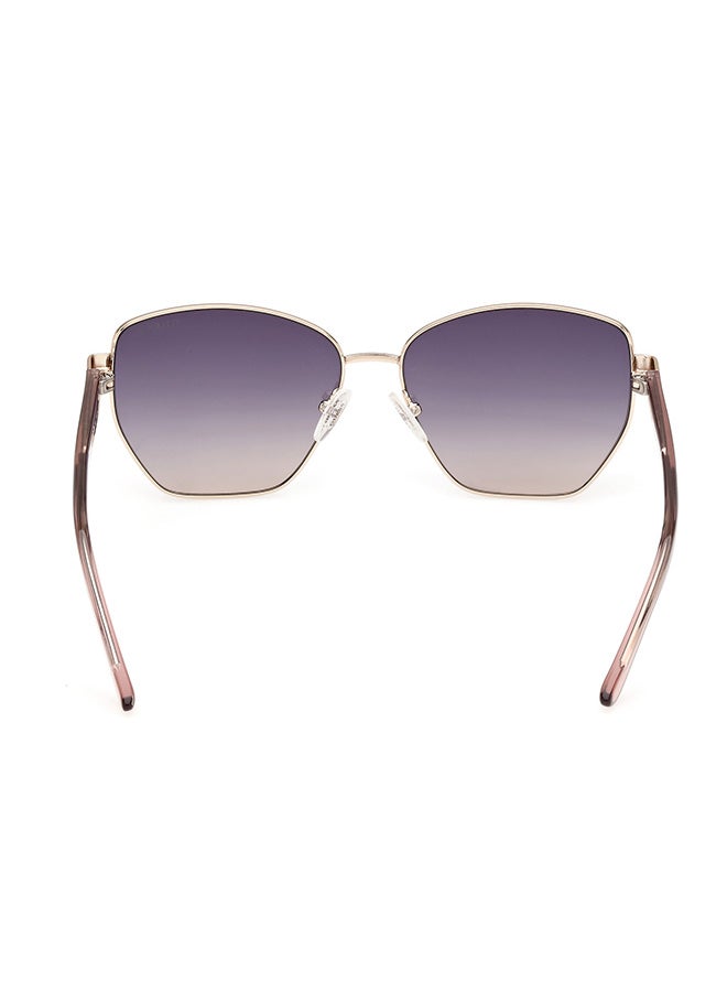 GUESS Women's UV Protection Hexagon Sunglasses - GU0010220B56 - Lens Size: 56 Mm - Image 4