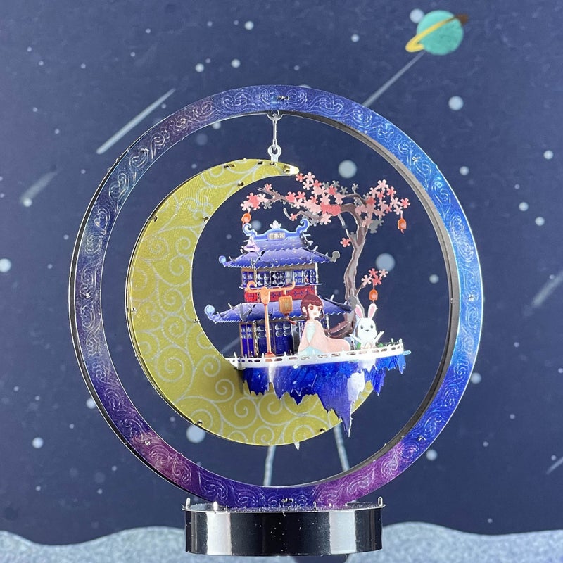 Crazy Model Moon Palace Guanghan Palace Stars Sea National Tide Retro Metal Assembled Model 3D Puzzle - Image 2