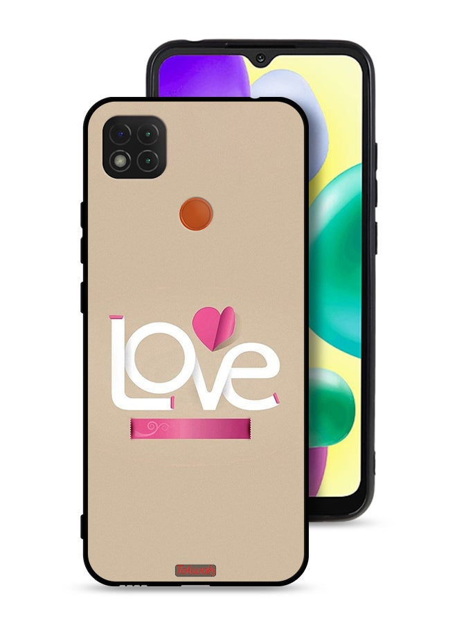 Tolwak Xiaomi Redmi 10A Protective Case Cover Love Art - Image 1