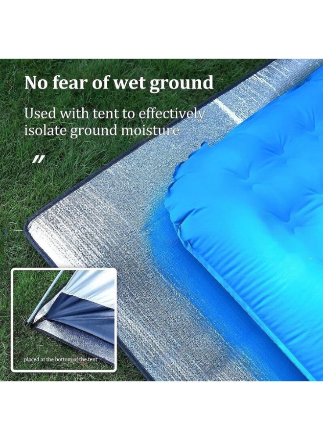 تابيت بطانيات نزهة، حصيرة نزهة خارجية كبيرة جدًا 200×200 سم، بطانية شاطئ سميكة من 3 طبقات، قابلة للغسل/مقاومة للماء/قابلة للطي - بطانية شاطئ كبيرة الحجم للتخييم والمشي لمسافات طويلة والسفر والحدائق والحفلات الموسيقية - Image 2