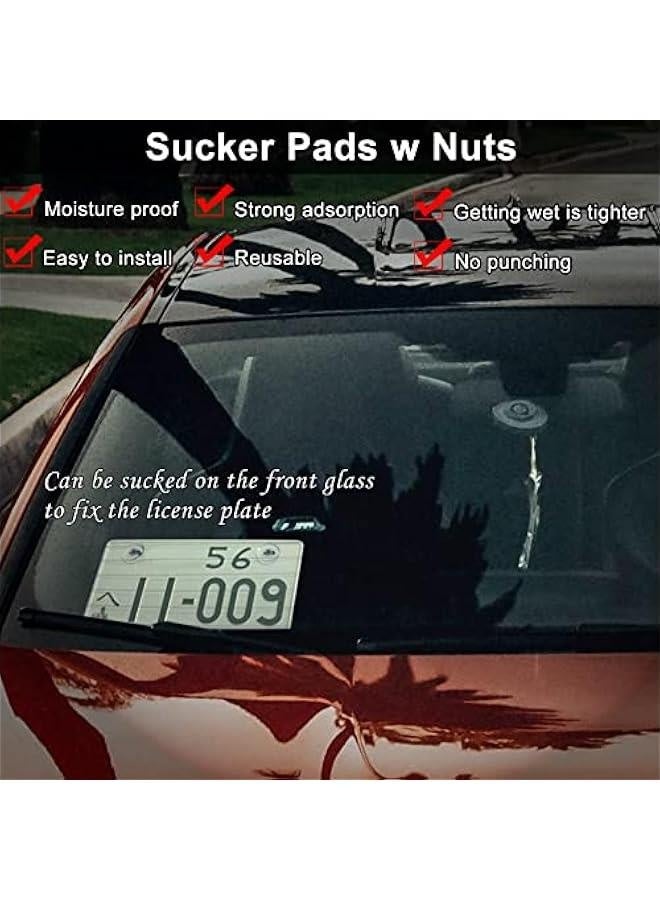 24 Suction Cups with Screws Plastic Suction Pads 44 mm Clear PVC Sucker Pads with Screw Nut Extra Strong Adhesive Glass Suction Holder - Image 4