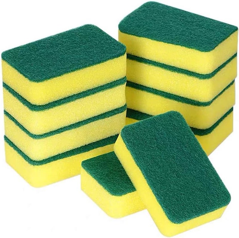 klarako Kitchen Cleaning Sponge, Eco Non-Scratch for Dish, Scrub Sponge, Cleaning Scrub Colored Sponge, Non-Scratch Kitchen Cellulose Dishwashing Sponge,14 Pack Biodegradable Natural Sponge - Image 1