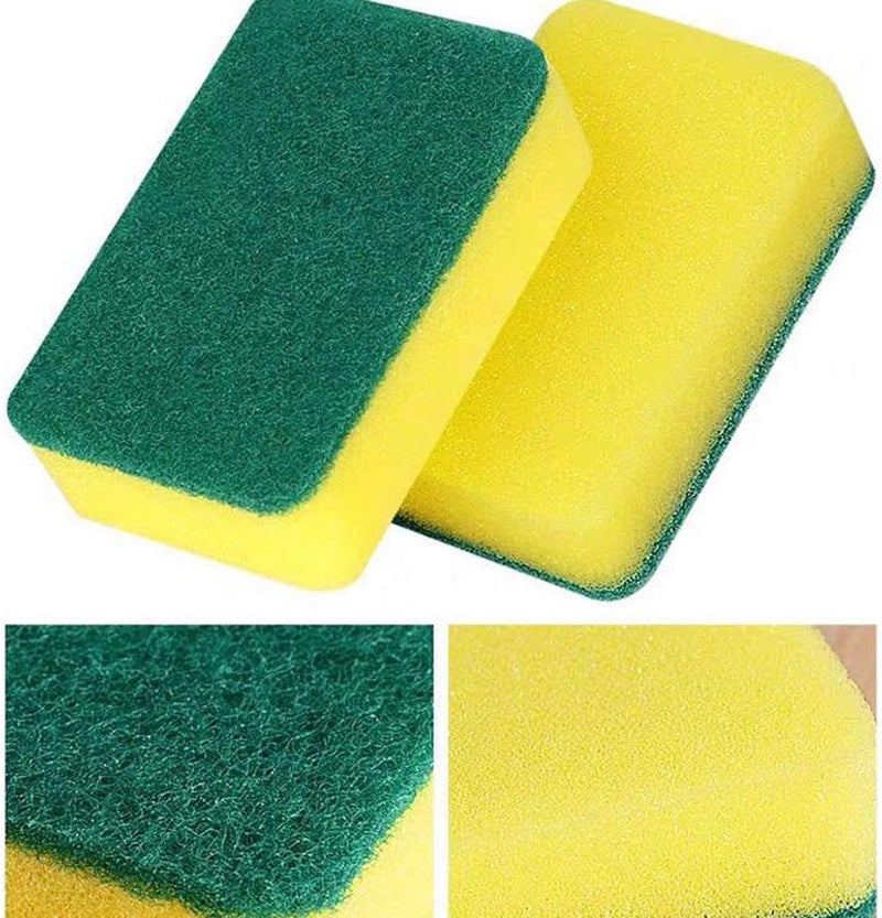 klarako Kitchen Cleaning Sponge, Eco Non-Scratch for Dish, Scrub Sponge, Cleaning Scrub Colored Sponge, Non-Scratch Kitchen Cellulose Dishwashing Sponge,14 Pack Biodegradable Natural Sponge - Image 5