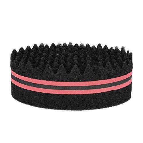 DAONPHARI 1Pc Oval Brush for Afros Dreadlocks Curl Coil Wave Double-sided Hair Twist Sponge Magic Hair Braider 4 Optional Colors - Image 4