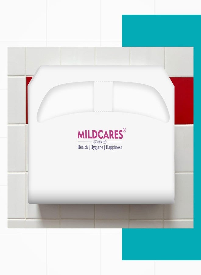 MildCares Disposable Toilet Seat Covers (Pack of 1-100 Sheets) | No Direct Contact With Unhygienic Seats | Protects Against Germs For Public Toilets & Travel Essentials | Flushable & Nature Friendly - Image 3