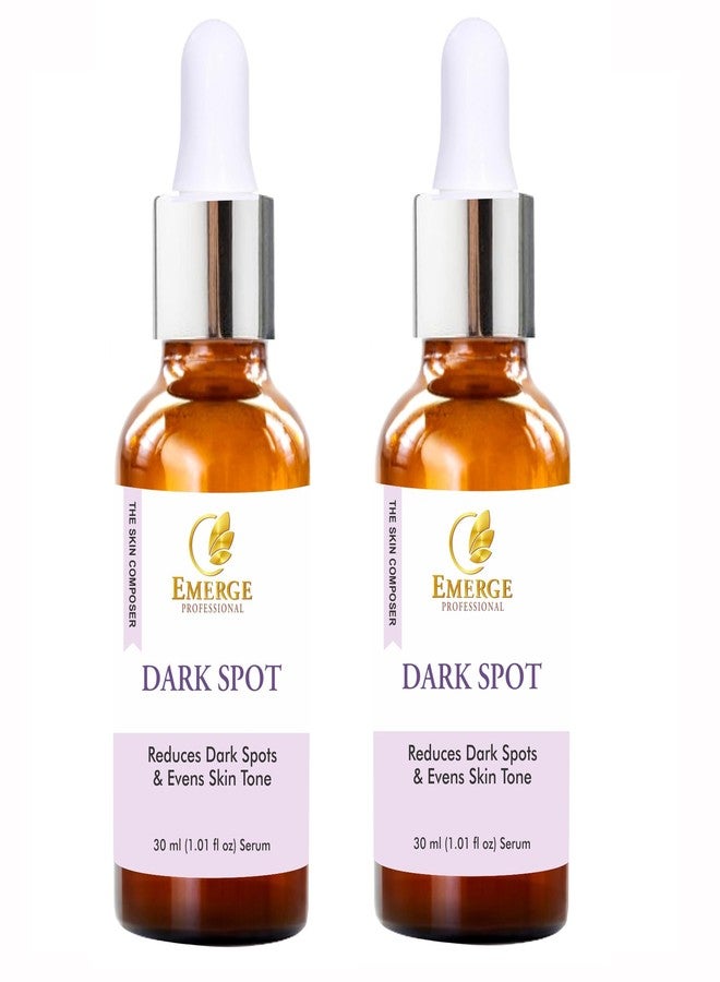 Emerge Professional Dark Spot Corrector Serum – Fade Dark Spots, Hyperpigmentation & Acne Scars – Brightening Serum with Vitamin C, Niacinamide & Vitamin E - Image 1