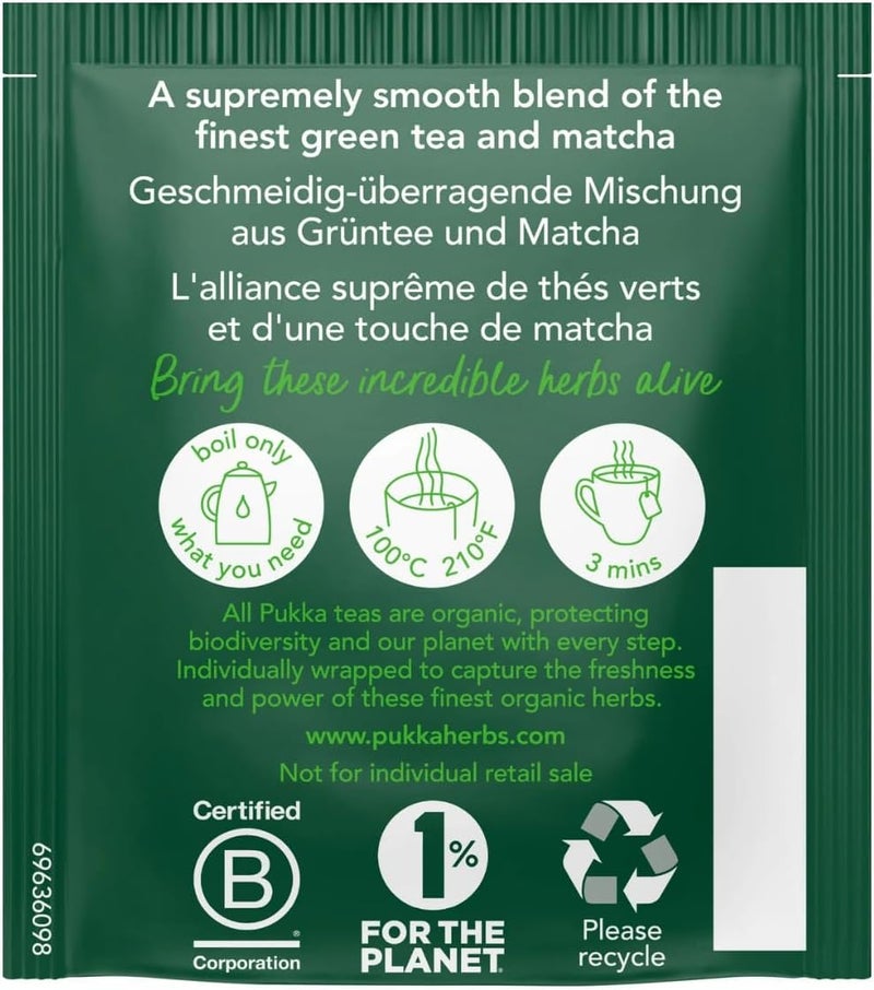 Pukka Supreme Matcha Green Organic Herbal Tea - Image 5