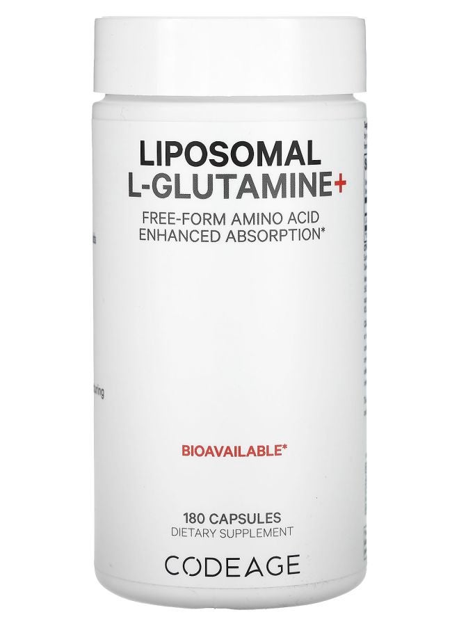 Codeage Liposomal L-Glutamine+ 180 Capsules
