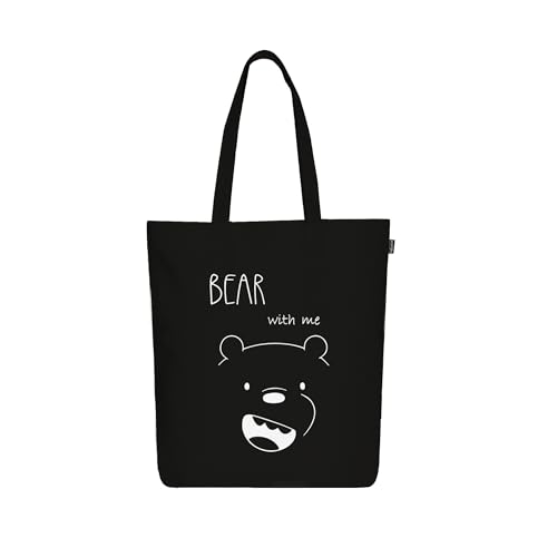 EcoRight Eco Right Large Canvas Tote Bag with Zipper & Inner Pocket – Ideal for Office, College, Shopping, Travel & Everyday Use - Image 1