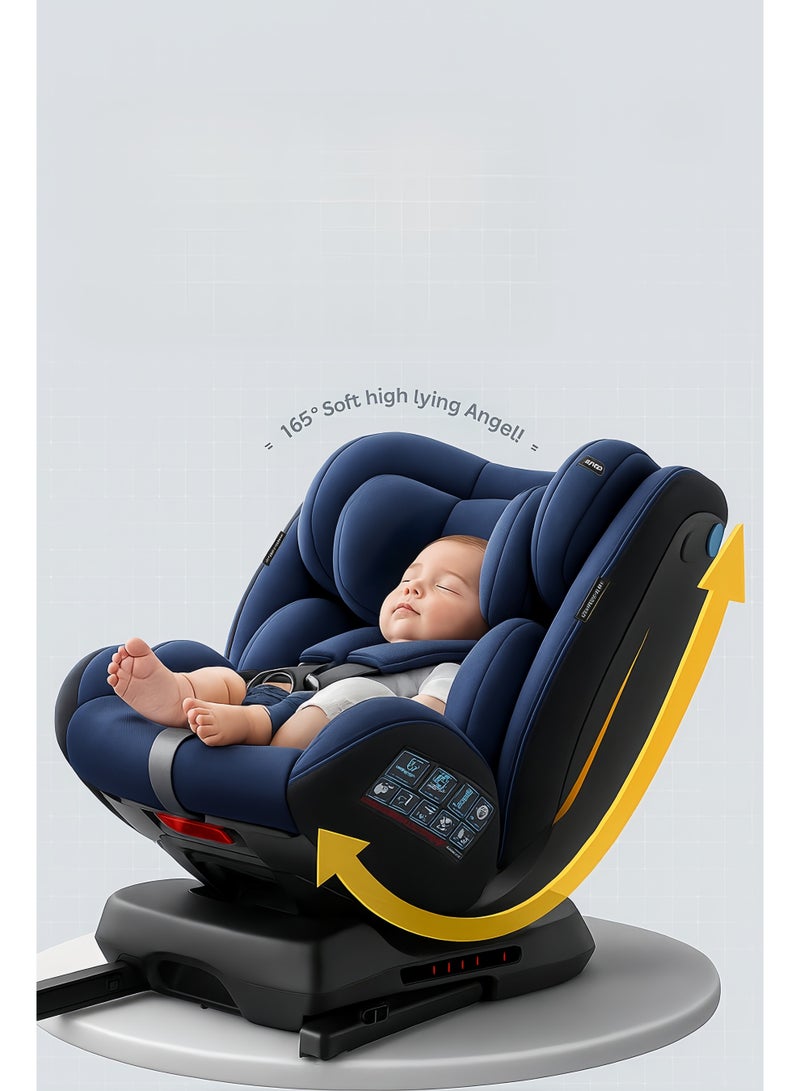 Toddler Car Seat 0 to 4 Years Adjustable Reclining Infant Car Seat Shock-Absorbing Cushion 360 Surround Protection Universal for Most Vehicles  - Image 3