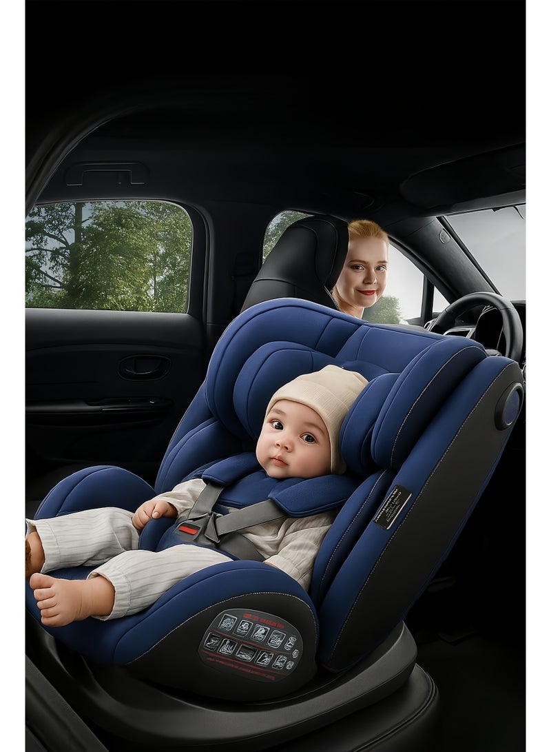 Toddler Car Seat 0 to 4 Years Adjustable Reclining Infant Car Seat Shock-Absorbing Cushion 360 Surround Protection Universal for Most Vehicles  - Image 4