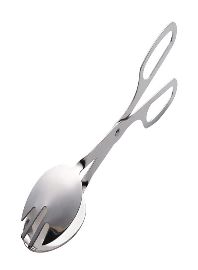 Teensery Salad Tong Stainless Steel Buffet Tong Salad Scissor Tong Food Serving Tong for Catering Kitchen Party, Cake, Bread, Fruit, Frying (8 Inch) - Image 1
