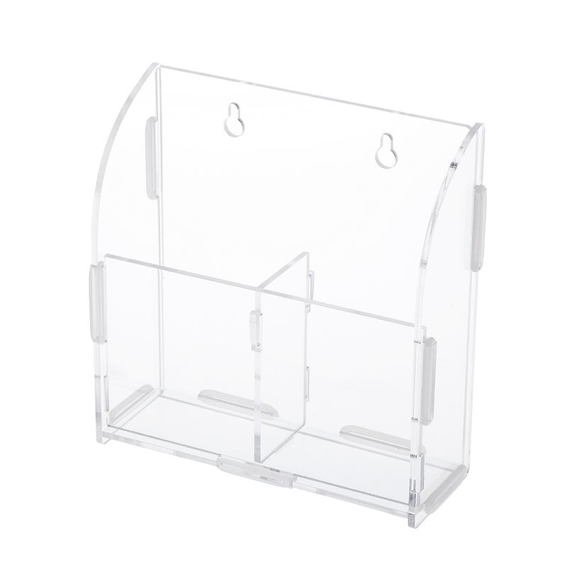 Remote Control Mobile Phone Holder Storage Box Rack Clear 0.261kg - Image 4