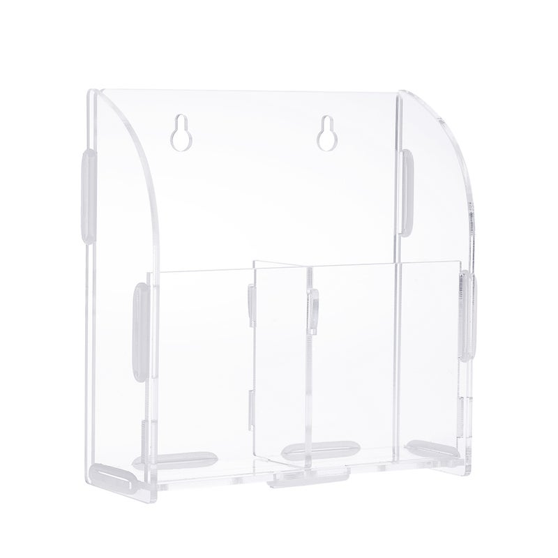 Remote Control Mobile Phone Holder Storage Box Rack Clear 0.261kg - Image 5